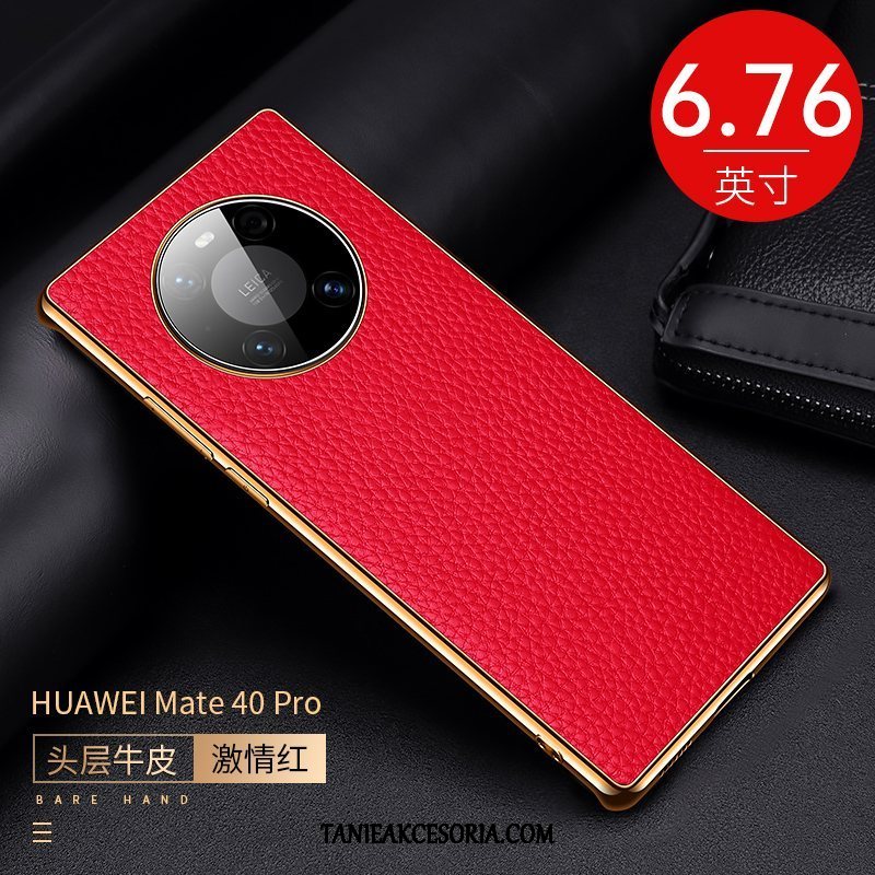 Etui Huawei Mate 40 Pro Telefon Komórkowy Anti-fall Ochraniacz, Futerał Huawei Mate 40 Pro Skórzany Niebieski Wzór