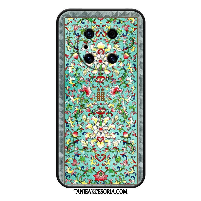 Etui Huawei Mate 40 Pro Telefon Komórkowy Wiszące Ozdoby Zielony, Pokrowce Huawei Mate 40 Pro Anti-fall Vintage Etniczny