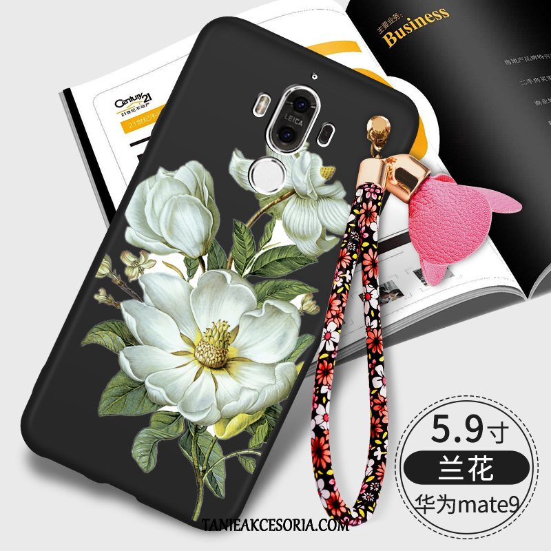 Etui Huawei Mate 9 All Inclusive Osobowość Silikonowe, Pokrowce Huawei Mate 9 Nubuku Kreatywne Czarny