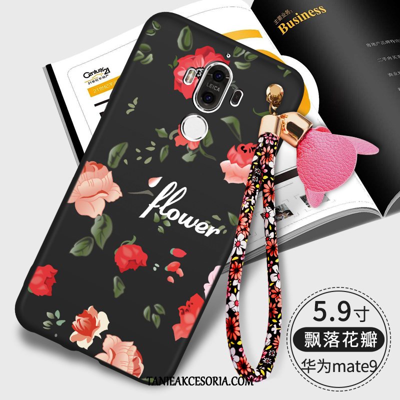 Etui Huawei Mate 9 All Inclusive Osobowość Silikonowe, Pokrowce Huawei Mate 9 Nubuku Kreatywne Czarny