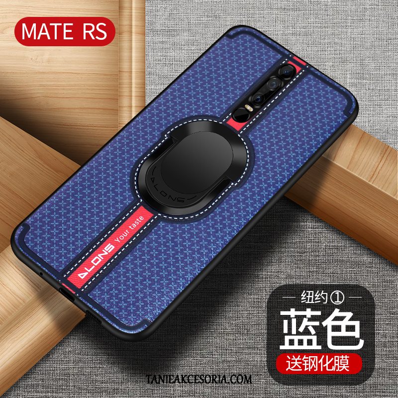 Etui Huawei Mate Rs Magnetyzm Ochraniacz Czerwony, Futerał Huawei Mate Rs Wiatr Nubuku Telefon Komórkowy