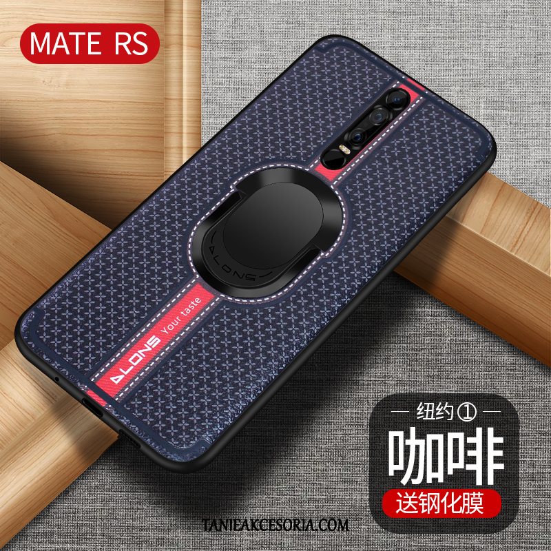 Etui Huawei Mate Rs Magnetyzm Ochraniacz Czerwony, Futerał Huawei Mate Rs Wiatr Nubuku Telefon Komórkowy