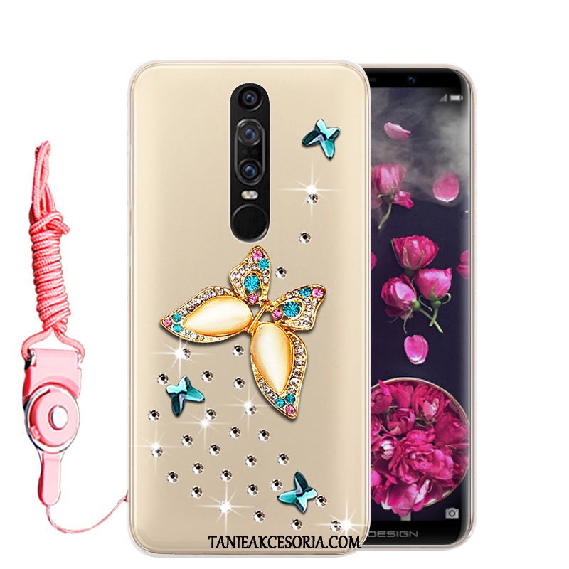 Etui Huawei Mate Rs Miękki Zielony Rhinestone, Pokrowce Huawei Mate Rs Telefon Komórkowy Silikonowe Anti-fall