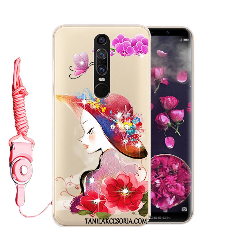 Etui Huawei Mate Rs Miękki Zielony Rhinestone, Pokrowce Huawei Mate Rs Telefon Komórkowy Silikonowe Anti-fall