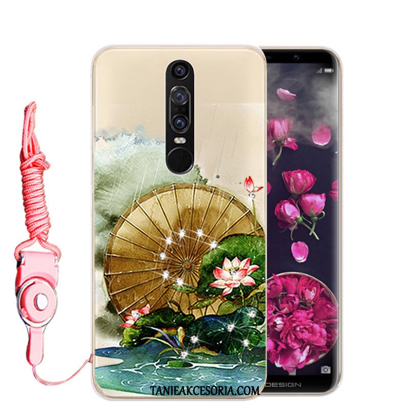 Etui Huawei Mate Rs Miękki Zielony Rhinestone, Pokrowce Huawei Mate Rs Telefon Komórkowy Silikonowe Anti-fall