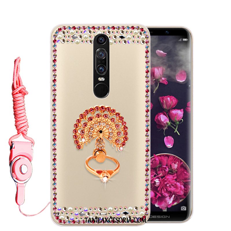 Etui Huawei Mate Rs Miękki Zielony Rhinestone, Pokrowce Huawei Mate Rs Telefon Komórkowy Silikonowe Anti-fall