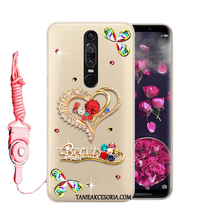 Etui Huawei Mate Rs Miękki Zielony Rhinestone, Pokrowce Huawei Mate Rs Telefon Komórkowy Silikonowe Anti-fall