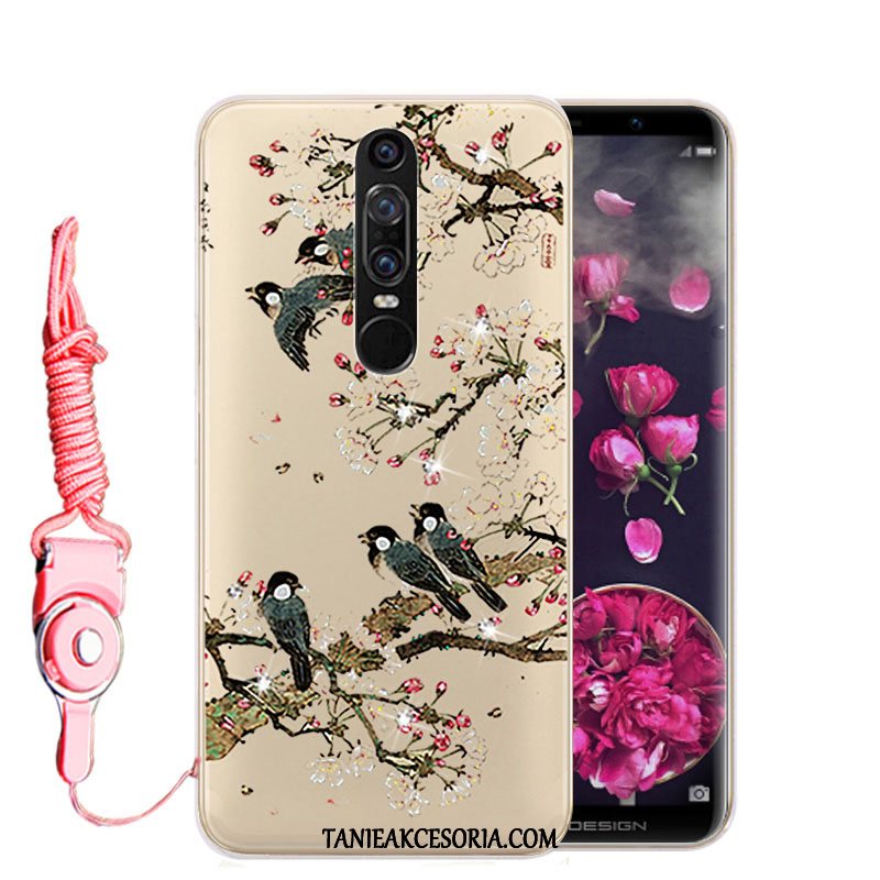 Etui Huawei Mate Rs Miękki Zielony Rhinestone, Pokrowce Huawei Mate Rs Telefon Komórkowy Silikonowe Anti-fall