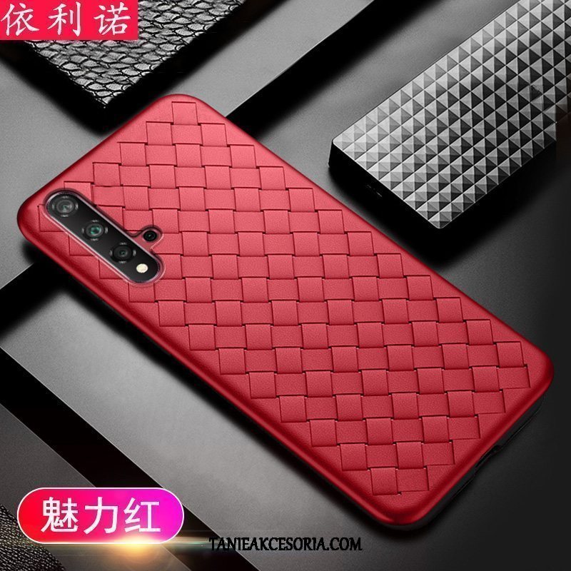 Etui Huawei Nova 5t Oddychające Przeplatane Tendencja, Pokrowce Huawei Nova 5t Wysoki Cienkie Niebieski