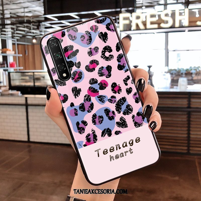 Etui Huawei Nova 5t Tendencja Szycie Telefon Komórkowy, Pokrowce Huawei Nova 5t Czarny Szkło Hartowane Ochraniacz