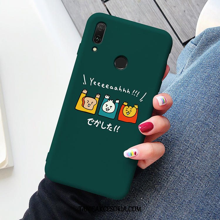 Etui Huawei P Smart 2019 Kreatywne Modna Marka Niebieski, Futerał Huawei P Smart 2019 Ochraniacz Miękki Kreskówka