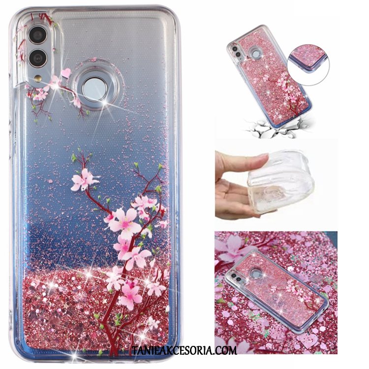 Etui Huawei P Smart 2019 Liquid Quicksand Telefon Komórkowy, Futerał Huawei P Smart 2019 Zielony