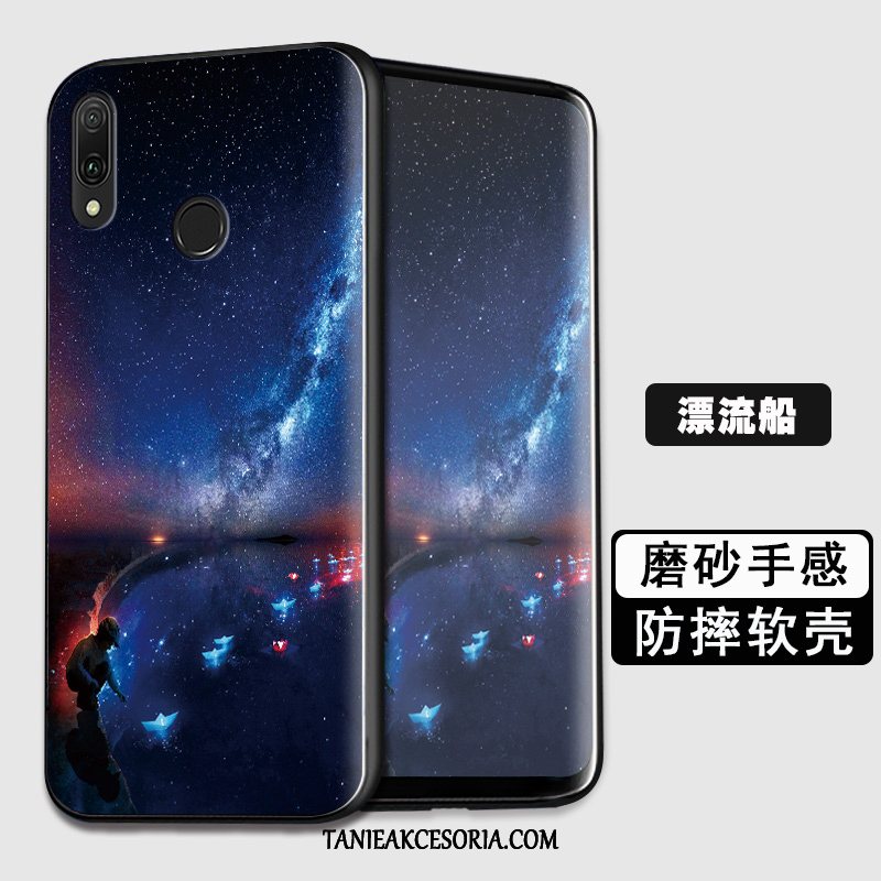 Etui Huawei P Smart 2019 Niebieski Silikonowe Telefon Komórkowy, Obudowa Huawei P Smart 2019 Tendencja Ochraniacz Miękki