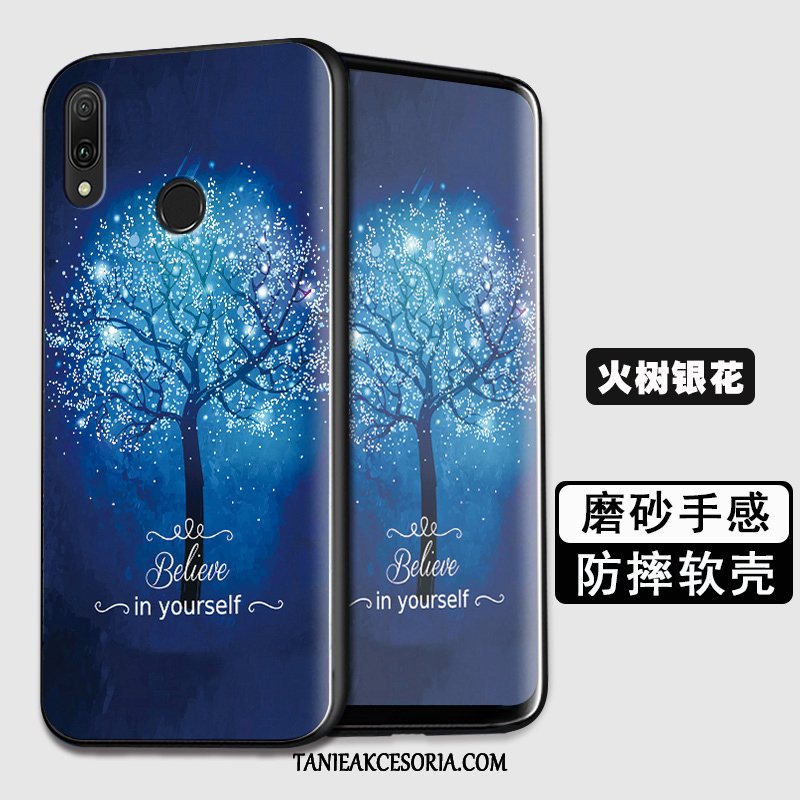 Etui Huawei P Smart 2019 Niebieski Silikonowe Telefon Komórkowy, Obudowa Huawei P Smart 2019 Tendencja Ochraniacz Miękki