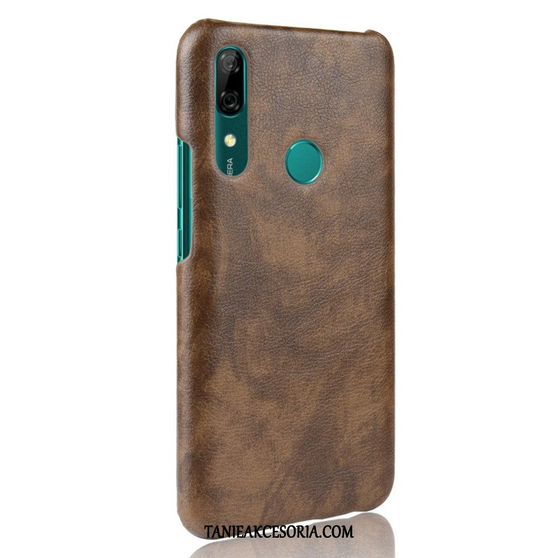 Etui Huawei P Smart Z Czarny Litchi Skóra, Obudowa Huawei P Smart Z Vintage Telefon Komórkowy Anti-fall