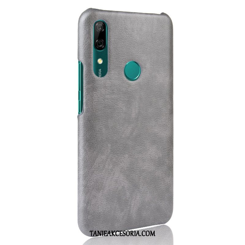 Etui Huawei P Smart Z Czarny Litchi Skóra, Obudowa Huawei P Smart Z Vintage Telefon Komórkowy Anti-fall