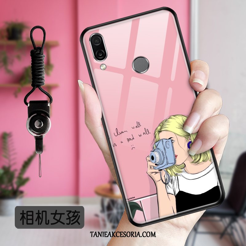 Etui Huawei P Smart Z Moda Lustro Ochraniacz, Obudowa Huawei P Smart Z Szkło Purpurowy Europa