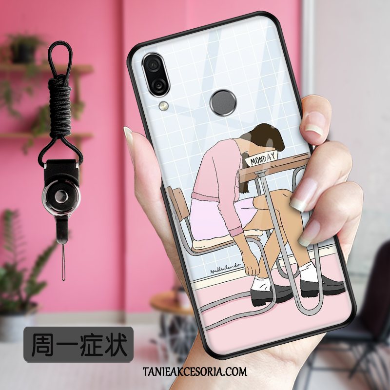 Etui Huawei P Smart Z Moda Lustro Ochraniacz, Obudowa Huawei P Smart Z Szkło Purpurowy Europa