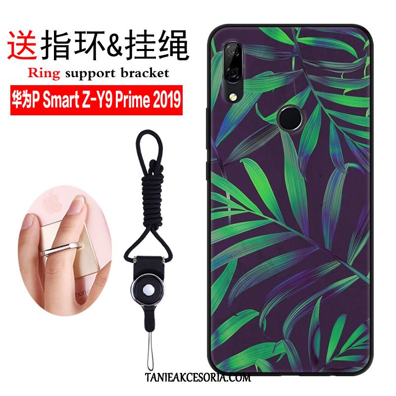 Etui Huawei P Smart Z Niebieski Ochraniacz Nubuku, Pokrowce Huawei P Smart Z Proste Telefon Komórkowy Wiatr