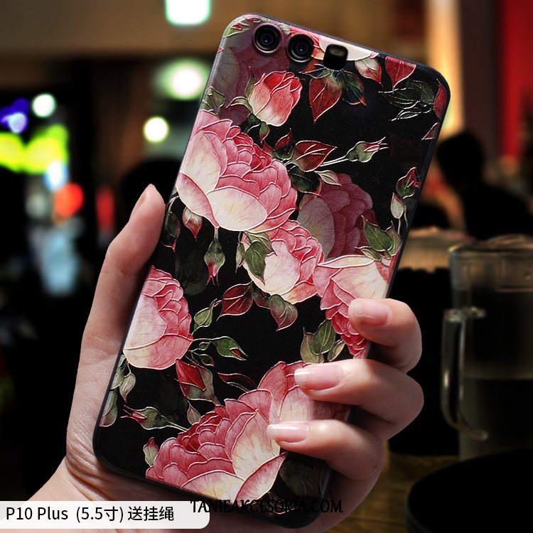 Etui Huawei P10 Plus Telefon Komórkowy Chiński Styl Miękki, Obudowa Huawei P10 Plus Anti-fall Kreatywne Osobowość