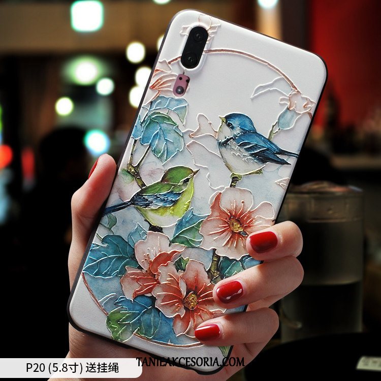 Etui Huawei P20 Osobowość Niebieski Anti-fall, Futerał Huawei P20 Kreatywne Modna Marka Nubuku