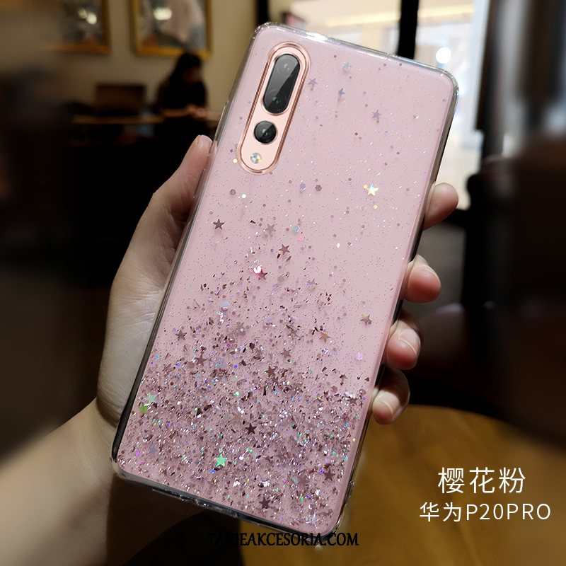 Etui Huawei P20 Pro Luksusowy Silikonowe Telefon Komórkowy, Futerał Huawei P20 Pro Proszek Przezroczysty Ochraniacz