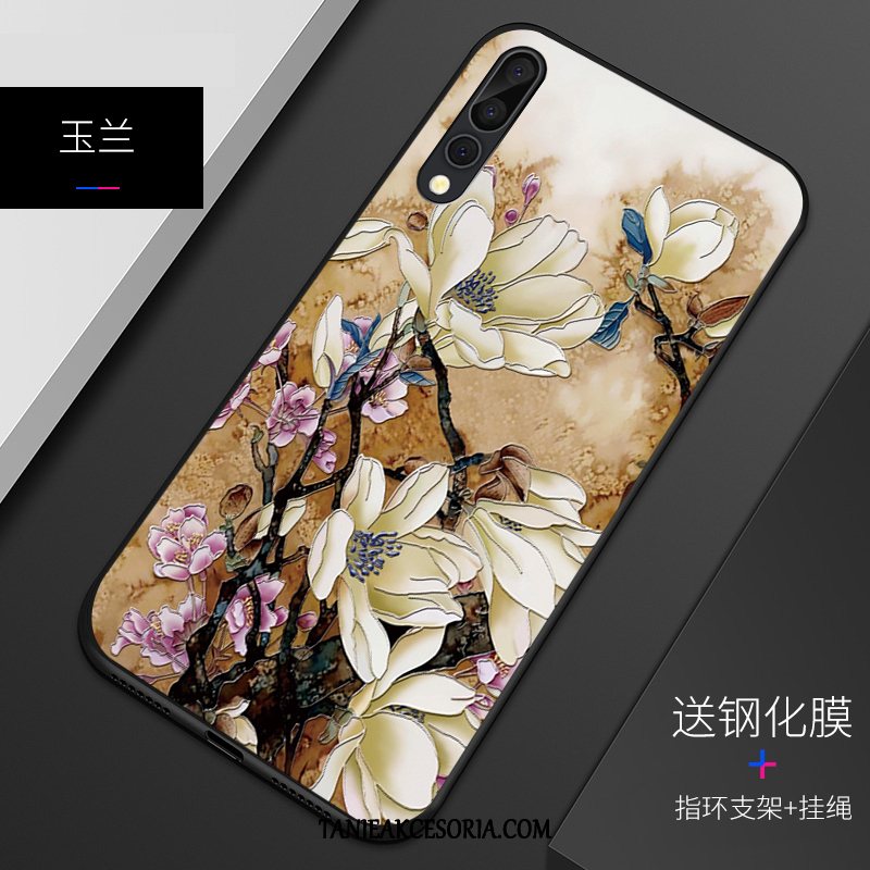 Etui Huawei P20 Pro Osobowość Nubuku Ochraniacz, Pokrowce Huawei P20 Pro Silikonowe Relief Telefon Komórkowy