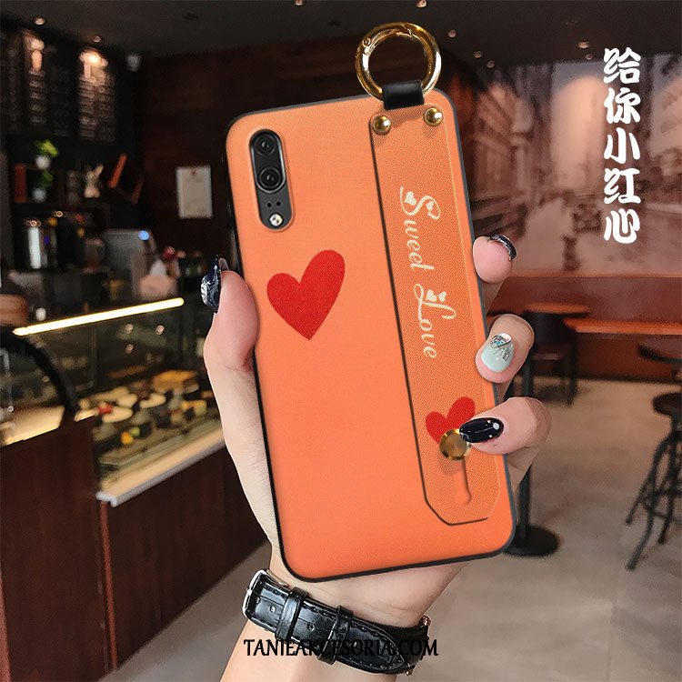 Etui Huawei P20 Proste Osobowość Telefon Komórkowy, Futerał Huawei P20 Moda Kreatywne Orange