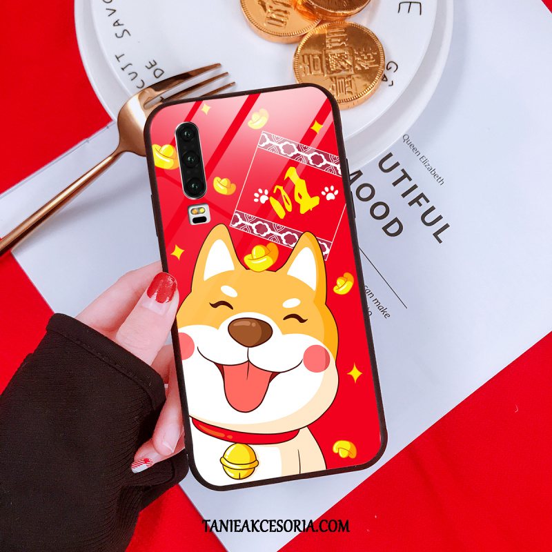 Etui Huawei P30 Osobowość Nowy Chiński Styl, Pokrowce Huawei P30 Modna Marka Bóg Bogactwa Kotek