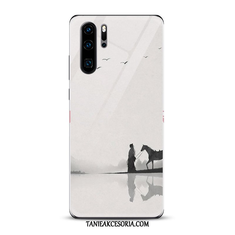 Etui Huawei P30 Pro Chiński Styl Atrament All Inclusive, Obudowa Huawei P30 Pro Młodzież Biały Lustro