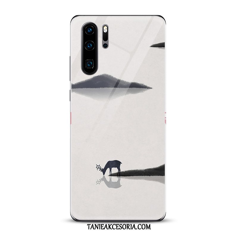 Etui Huawei P30 Pro Chiński Styl Atrament All Inclusive, Obudowa Huawei P30 Pro Młodzież Biały Lustro