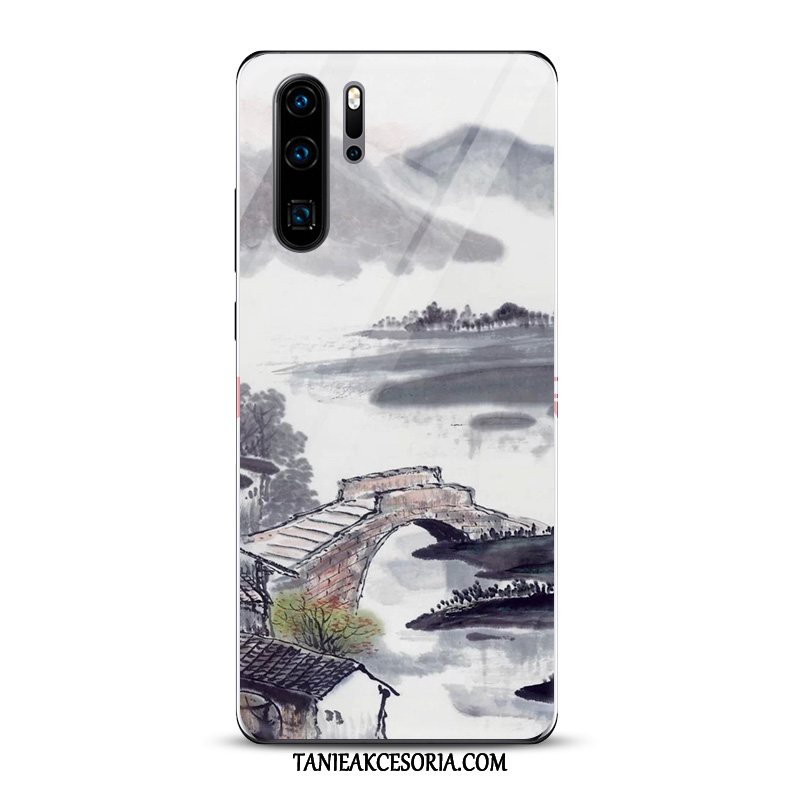 Etui Huawei P30 Pro Chiński Styl Atrament All Inclusive, Obudowa Huawei P30 Pro Młodzież Biały Lustro