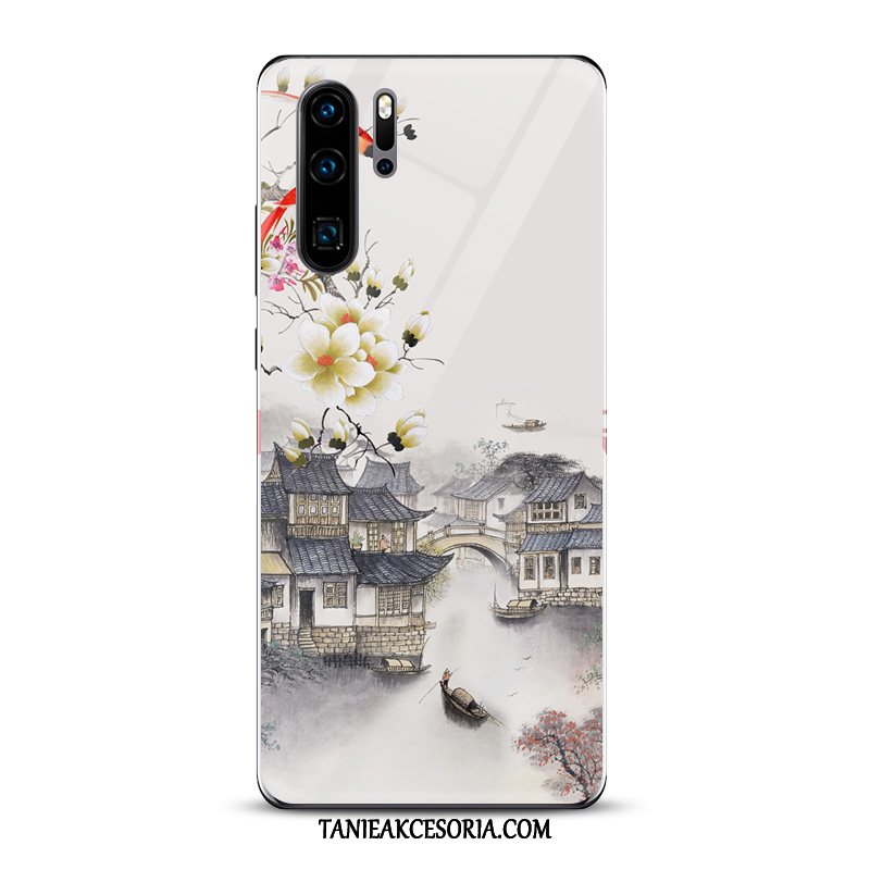 Etui Huawei P30 Pro Chiński Styl Atrament All Inclusive, Obudowa Huawei P30 Pro Młodzież Biały Lustro