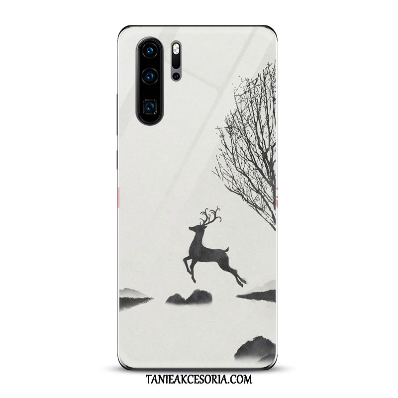 Etui Huawei P30 Pro Chiński Styl Atrament All Inclusive, Obudowa Huawei P30 Pro Młodzież Biały Lustro