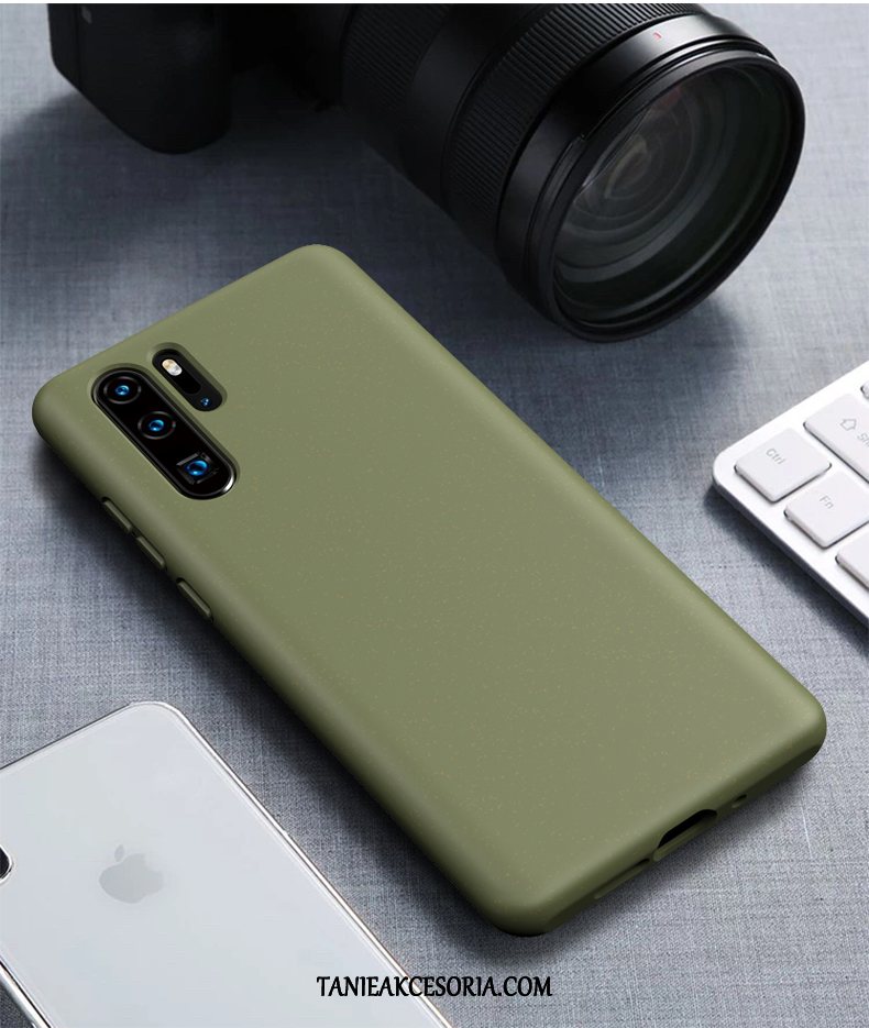 Etui Huawei P30 Pro Miękki Mały Zielony, Obudowa Huawei P30 Pro Ochraniacz Telefon Komórkowy Silikonowe