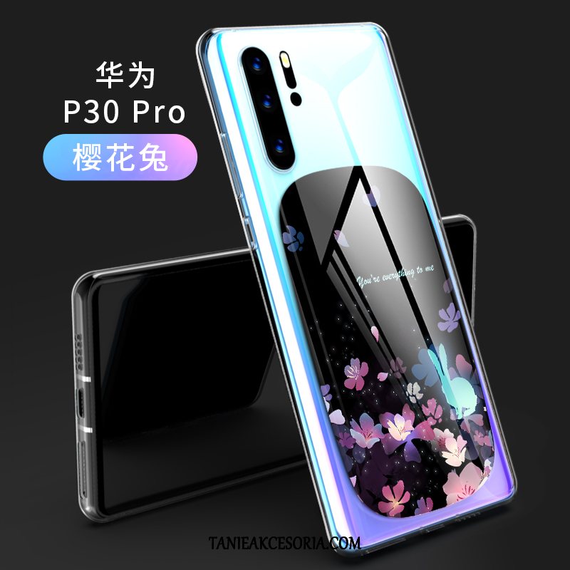 Etui Huawei P30 Pro Nowy Szkło Przezroczysty, Futerał Huawei P30 Pro Proste Cienkie Tendencja