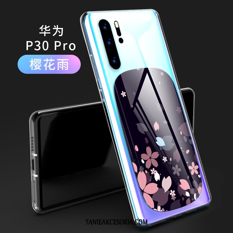 Etui Huawei P30 Pro Nowy Szkło Przezroczysty, Futerał Huawei P30 Pro Proste Cienkie Tendencja