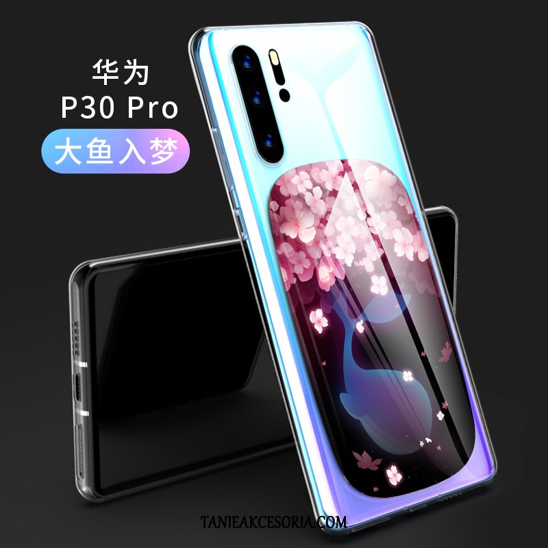 Etui Huawei P30 Pro Nowy Szkło Przezroczysty, Futerał Huawei P30 Pro Proste Cienkie Tendencja