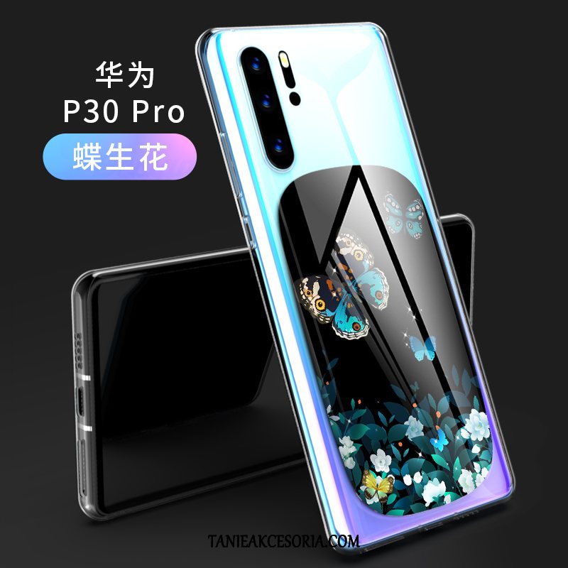 Etui Huawei P30 Pro Nowy Szkło Przezroczysty, Futerał Huawei P30 Pro Proste Cienkie Tendencja