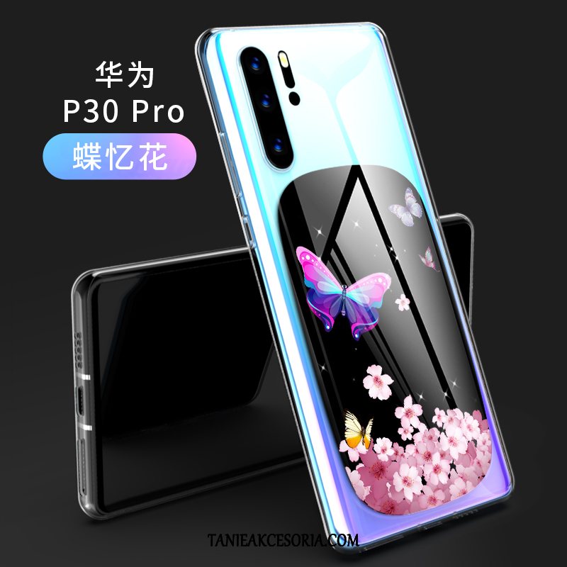 Etui Huawei P30 Pro Nowy Szkło Przezroczysty, Futerał Huawei P30 Pro Proste Cienkie Tendencja