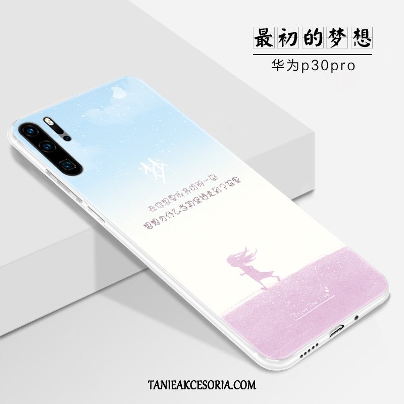 Etui Huawei P30 Pro Piękny Miękki Silikonowe, Futerał Huawei P30 Pro Cienka Tendencja Różowe