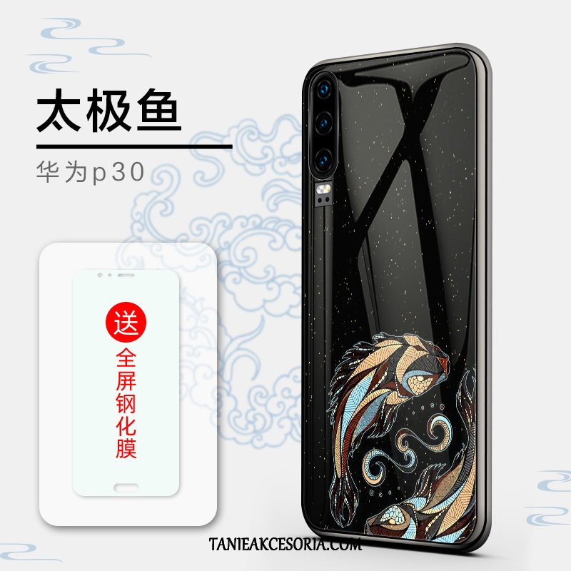 Etui Huawei P30 Silikonowe All Inclusive Czerwony Netto, Pokrowce Huawei P30 Kreatywne Tendencja Wysoki Koniec