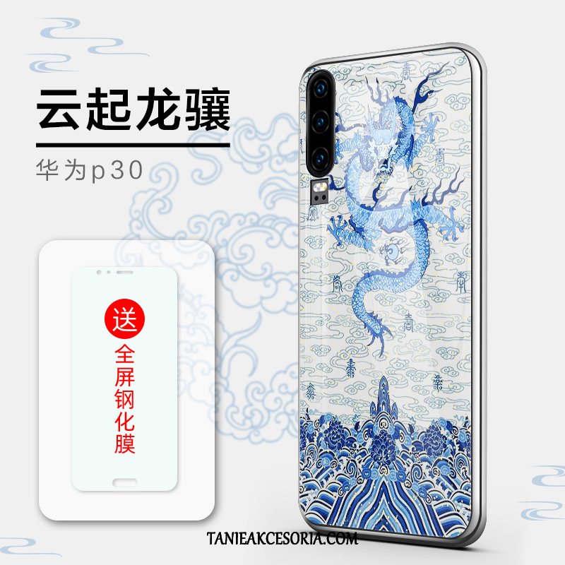 Etui Huawei P30 Silikonowe All Inclusive Czerwony Netto, Pokrowce Huawei P30 Kreatywne Tendencja Wysoki Koniec