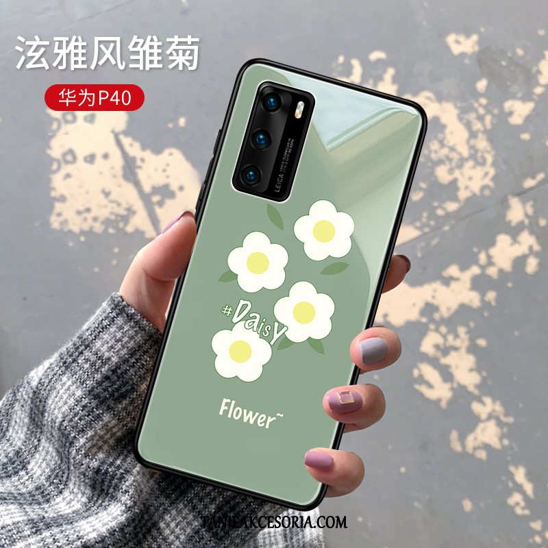 Etui Huawei P40 Czerwony Netto Nowy Piękny, Obudowa Huawei P40 Telefon Komórkowy Wysoki Koniec Zielony