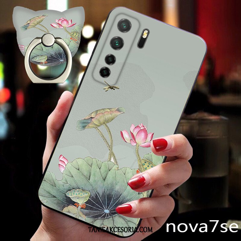 Etui Huawei P40 Lite 5g Wiszące Ozdoby Nubuku Wiatr, Futerał Huawei P40 Lite 5g Vintage All Inclusive Wspornik