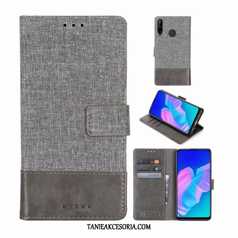 Etui Huawei P40 Lite E Casual Telefon Komórkowy Portfel, Obudowa Huawei P40 Lite E Skórzany Futerał Czarny