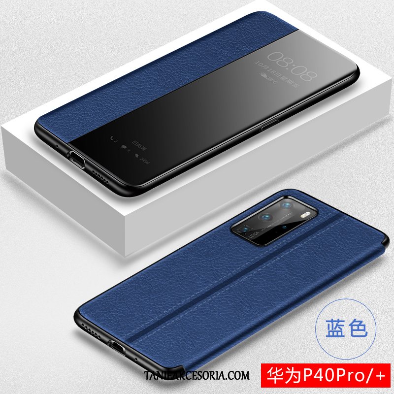 Etui Huawei P40 Pro All Inclusive Cienkie Wysoki Koniec, Pokrowce Huawei P40 Pro Telefon Komórkowy Czerwony Tendencja