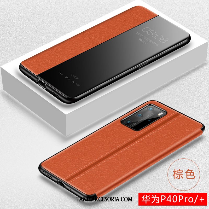 Etui Huawei P40 Pro All Inclusive Cienkie Wysoki Koniec, Pokrowce Huawei P40 Pro Telefon Komórkowy Czerwony Tendencja