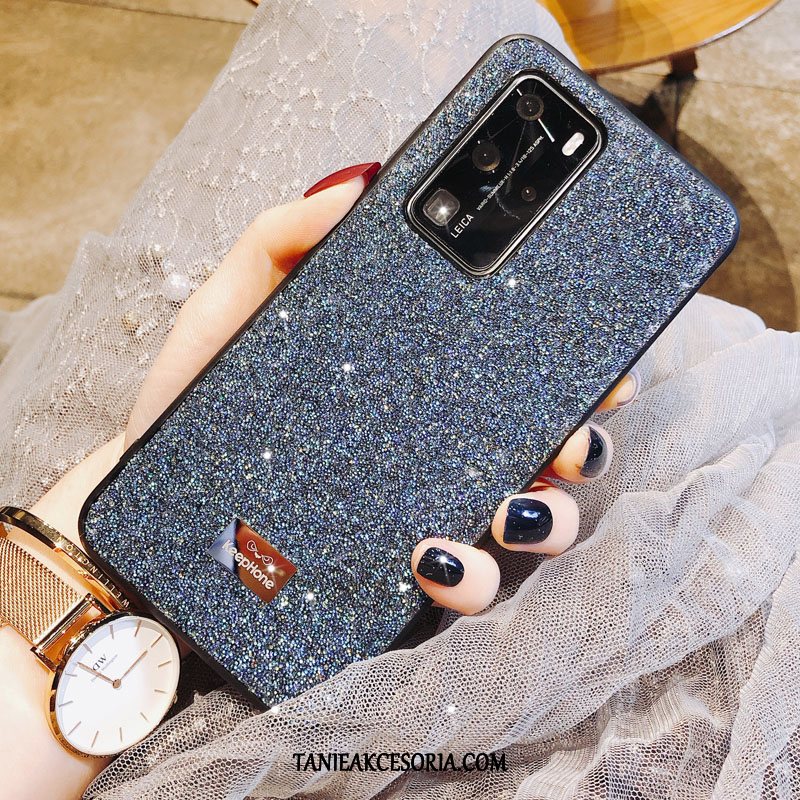 Etui Huawei P40 Pro Niebieski Trudno All Inclusive, Pokrowce Huawei P40 Pro Anti-fall Luksusowy Rhinestone