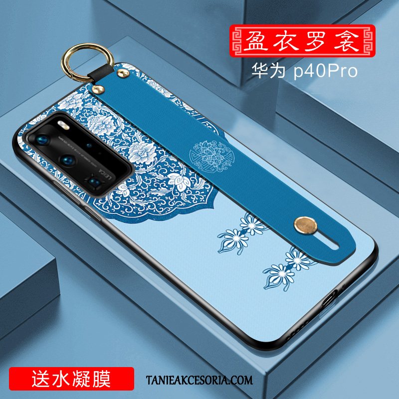 Etui Huawei P40 Pro Nubuku Kreatywne Zielony, Obudowa Huawei P40 Pro Wysoki Koniec Anti-fall Ochraniacz